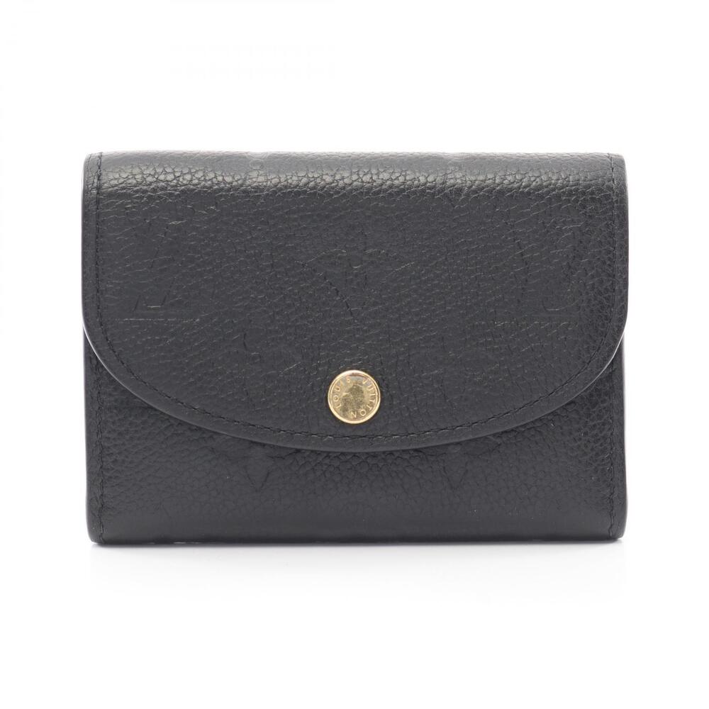 Louis Vuitton Coin Purse Rosalie Monogram Empreinte Wallet Leather Noir Black